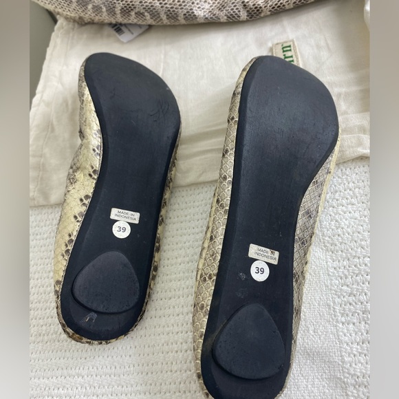 NWOT Beirn Snakeskin Ballet flats, size 39 - Picture 5 of 5